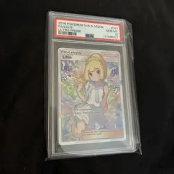 PSA 10 GEM MINT Lillie Full Art 151/156 2018 Pokemon Sun & Moon Ultra Prism - Image 3
