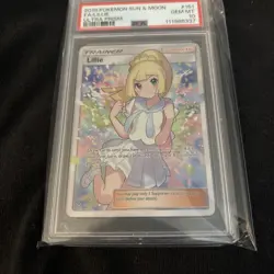 PSA 10 GEM MINT Lillie Full Art 151/156 2018 Pokemon Sun & Moon Ultra Prism - Image 5