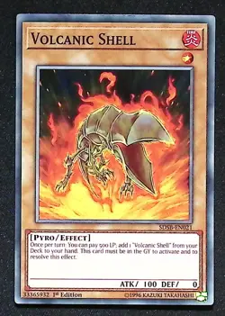 Volcanic Shell - SDSB-EN021 - Common - 1st Edition Yugioh - Image 1