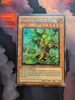 Yugioh Naturia White Oak HA04-EN051 Secret Rare Unlimited VLP - Image 1