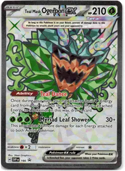 Teal Mask Ogerpon ex - Ultra Rare SV: Scarlet & Violet Promo Cards SVP Grass Hol - Image 1