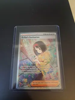 Erika's Invitation 203/165 Holo Special Illustration Rare 151 Pokemon Card - Image 1