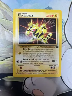 Pokemon TCG Electabuzz Kids WB Presents the First Movie Promo Card #2 - Image 1