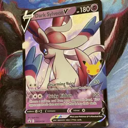 Dark Sylveon V SWSH134 SWSH: Sword & Shield Promo Cards Holo - Image 4