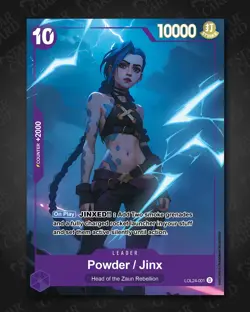 JINX - Arcane - Star Card TCC - League of Legends - Holographic TCG - Image 3
