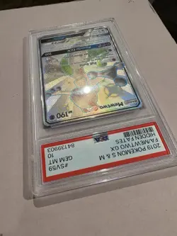 Pokemon Mewtwo GX TCG Hidden Fates SV59/SV94 Gem Mint PSA 10 English 2019 - Image 5