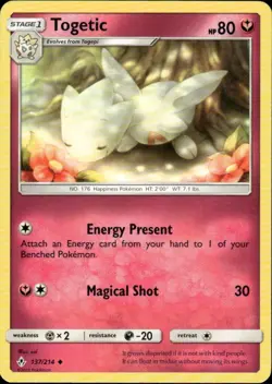 TOGETIC 137/214 UNBROKEN BONDS UC POKEMON LP - Image 1