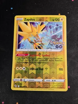 Zapdos 029/078 Holo Rare Pokemon GO Pokemon Reverse Holo NM - Image 1