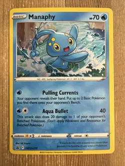Manaphy - SWSH275 - Pokemon Promo Sword & Shield Ultra Rare Holo Card LP - Image 1