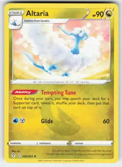 Altaria 106/203 Rare Evolving Skies Pokemon Near Mint - Image 1