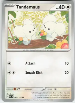 Tandemaus 167/193 Common Paldea Evolved Pokemon Near Mint - Image 1