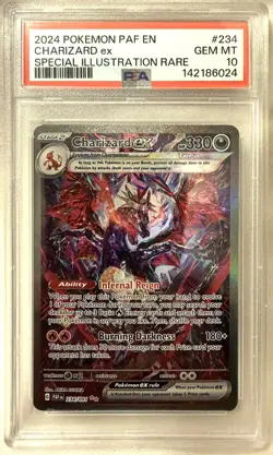 Pokemon SV Paldean Fates Charizard Ex 234/091 Special Ill. **PSA 10 GEM MINT** - Image 1