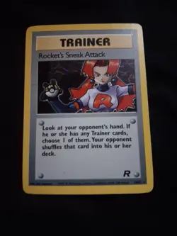 Pokemon TCG Rocket's Sneak Attack 16/82 Team Rocket Holo - Image 1