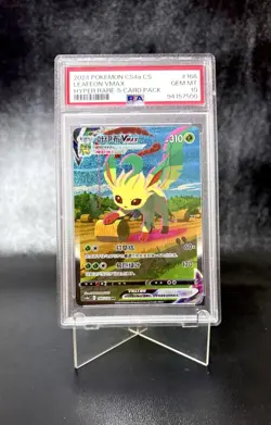 PSA 10 2024 Pokemon Leafeon Vmax Alt Art CS4a S-Chinese 166/132 Gem Mint - Image 1