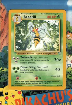 Pokemon TCG Beedrill 20/110 Legendary Collection Non-Holo Rare NM - Image 1