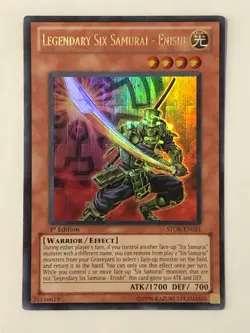 Carte Yu-Gi-Oh - JCC - Legendary Six Samurai - Enishi - STOR-EN021 - Image 1