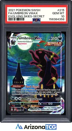 Pokemon 2021 Umbreon VMAX 215/203 Alt Art Evolving Skies GEM MINT PSA 10 - Image 1