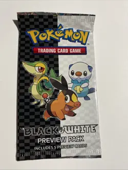 Pokemon TCG Black & White Preview Pack Sealed Unopened - Image 1