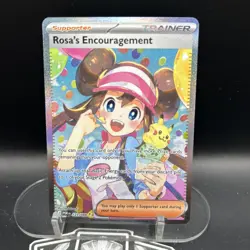 Pokemon TCG Rosa's Encouragement Full Art Special Illustration Rare 123/088 NM - Image 2