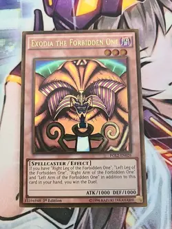 ( EXODIA OF THE FORBIDDEN ONE ) - Gold Rare - PGL2-EN026 - 1st - NM - Yu-Gi-Oh - Image 1