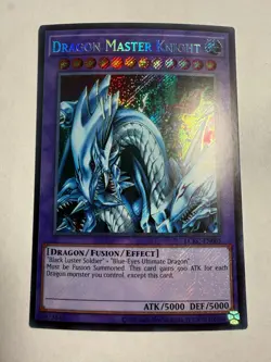 Dragon Master Knight Secret Rare Legendary Collection Kaiba LCKC-EN065 LP - Image 1