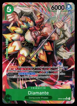 Diamante - OP04-028 - NM - Rare - Alternate Art - One Piece - OP1-36 - Image 1
