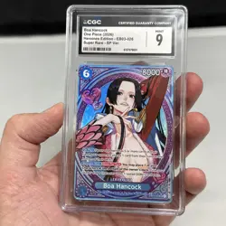 Boa Hancock (SP) EB03-026 Extra Booster: One Piece Heroines Edition Foil CGC 9 - Image 1