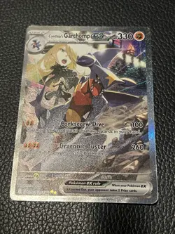 Pokemon TCG Cynthia's Garchomp EX Destined Rivals Card 232/182 - Image 1