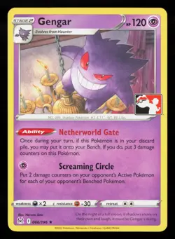Gengar 066/196 Rare Prize Pack Series Cards Pokemon NM - Image 1