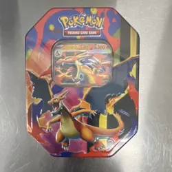 Pokemon Mega Charizard Tin Sealed Booster Promo Card 2026 Trading Card Game - Image 1