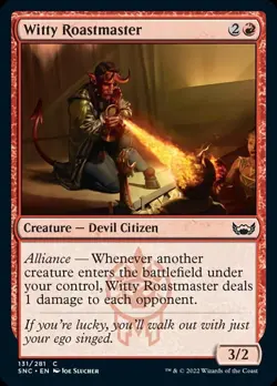 MTG - Witty Roastmaster [Streets of New Capenna] - Image 1