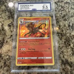 Pyroar Holo Rare Pokemon 2022 Lost Origin Card 029/196 - Image 1