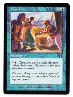 War Tax 1999 MTG Mercadian Masques - Image 1