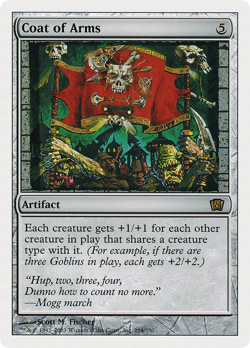 Coat of Arms #294 (MP) 8th Edition 8ED Magic MTG - Image 1