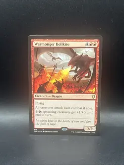Warmonger Hellkite 814 Commander Legends Baldurs Gate MTG Magic the Gathering - Image 1