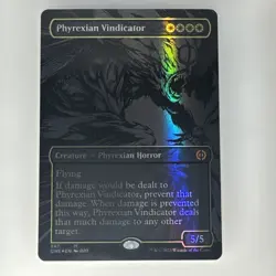 Phyrexian Vindicator Oil Slick Raised Foil 347 NM MTG Phyrexia All Will Be One - Image 1