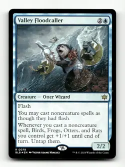 Valley Floodcaller FOIL Bloomburrow #79 Rare - Image 1