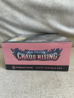 Pokemon Center TCG Chaos Rising ETB Elite Trainer Box DAMAGED SEALED - Image 3