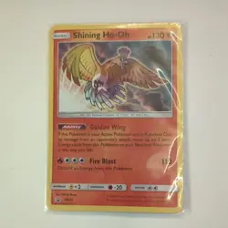 Pokemon Shining Ho-Oh Sm70 Black Star Promo Card #sm70 Still in Original plastic - Image 2
