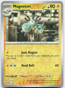 Magneton 082/165 Uncommon 151 Pokemon Reverse Holo Near Mint - Image 1