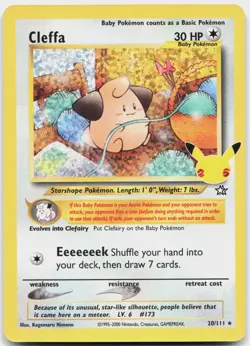 Cleffa 20/111 Classic Collection Celebrations: Classic Collection Pokemon NM - Image 1