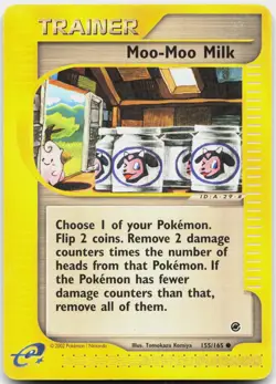 Moo-Moo Milk 155/165 Common Expedition Base Set Pokemon Lightly Played - Image 1