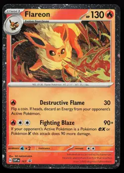 Flareon SVP167 Promo SV: Scarlet & Violet Promo Cards Pokemon Card - Image 1