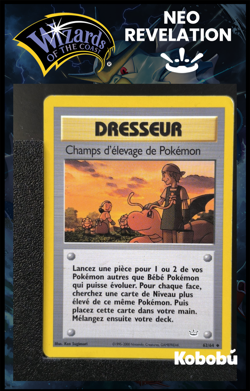 Carte Pokemon Champs d'Elevage 62/64 Edition 2 Ed 2 Neo Revelation Wizards FR 4 - Image 1