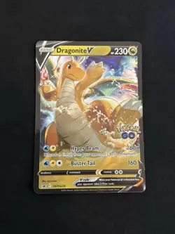 Dragonite V SWSH235 SWSH: Sword & Shield Promo Pokemon Go Holo - NM - Image 1