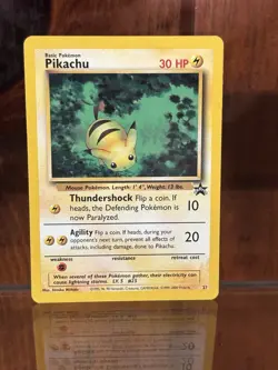 Pokemon TCG Black Star Promo Pikachu #27 the Power of One - Image 1