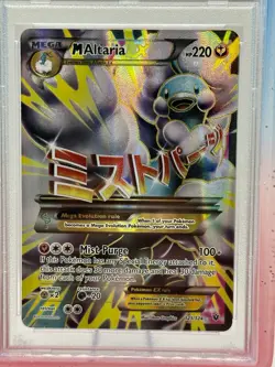 2016 Pokemon Mega Altaria EX (Full Art) 121/124 Fates Collide Holo PSA 10 💎 - Image 3