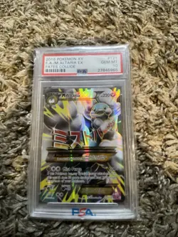 2016 Pokemon XY Altaria EX Fates Collide #123 PSA 10 Graded - Image 2