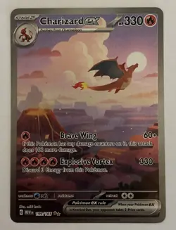 🔥Charizard ex 199/165 Sv: Scarlet & Violet 151 Holo SIR Near Mint NM+🔥 - Image 1