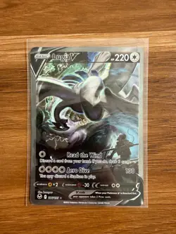 Lugia V Alt Art Silver Tempest 186/195 NM Pokemon TCG - Image 1